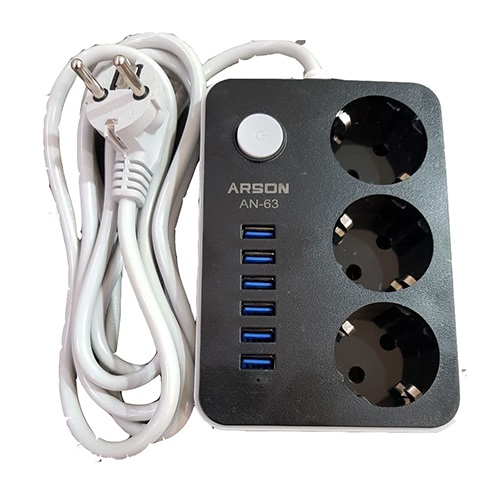 شارژر USB و چندراهی برق آرسون Arson AN 63