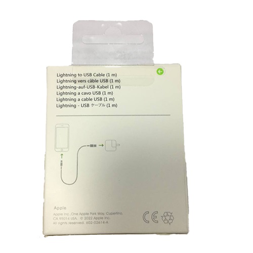 کابل شارژ لایتنینگ اورجینال آیفون USB to Lightning مدل MD818ZM/A - Image 2
