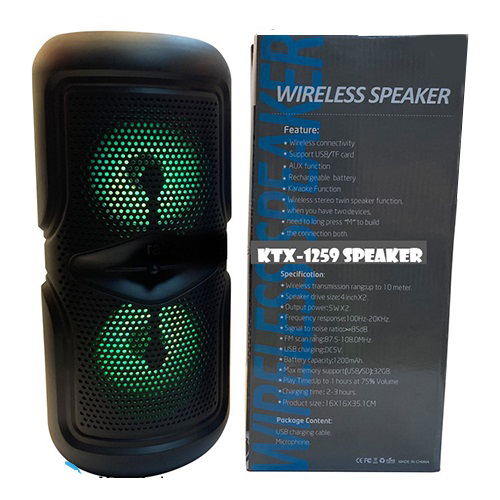 اسپیکر بلوتوثی "KTX-1259 2X4 - Image 3