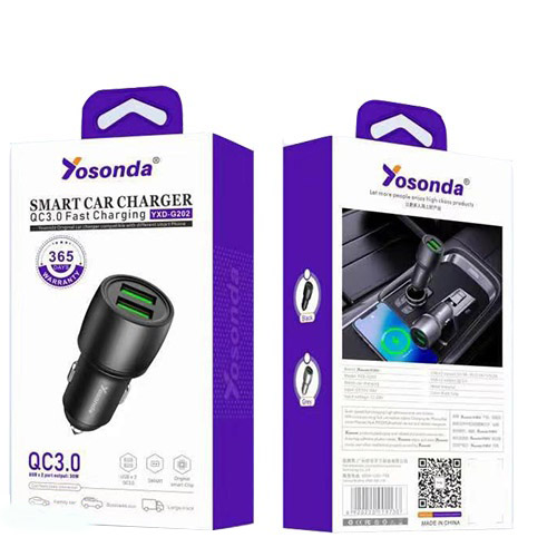شارژر فندکی YOSONDA YXD-G202 QC3.0 - Image 2