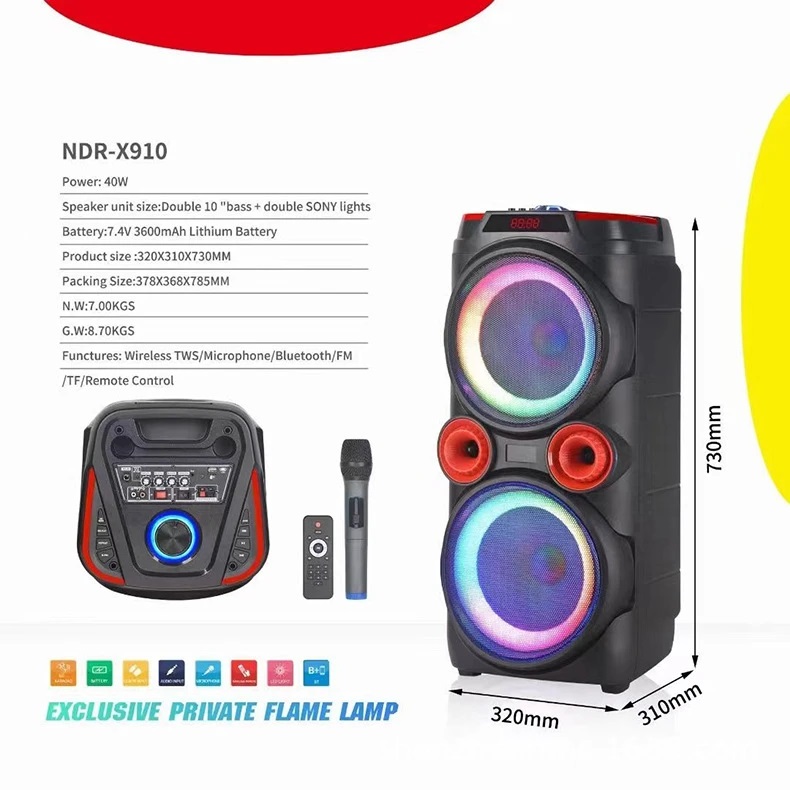 اسپیکر بلوتوثی NDR X910 - Image 2