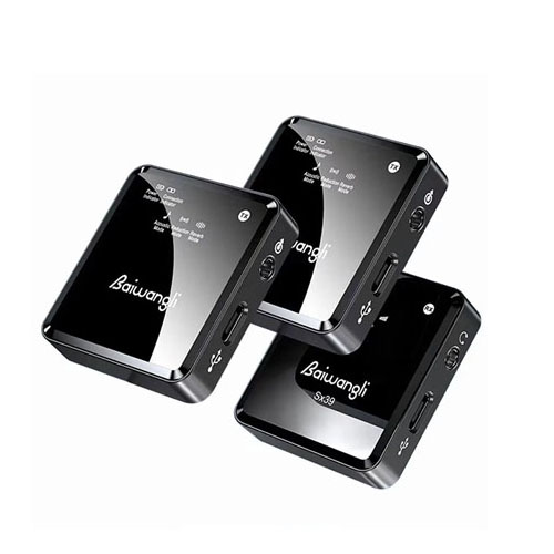میکروفون بیسیم یقهای SX39 Dual BAIWANGLI