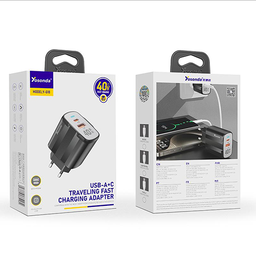 شارژر دیواری Yosonda G18 به همراه کابل شارژ میکرو - Image 2