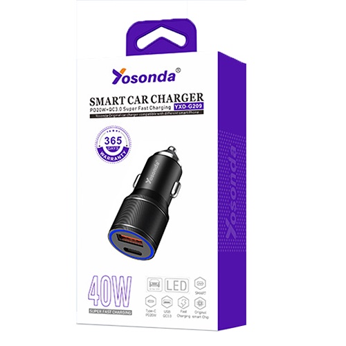 شارژر فندکی Yosonda G209 PD20W - Image 2
