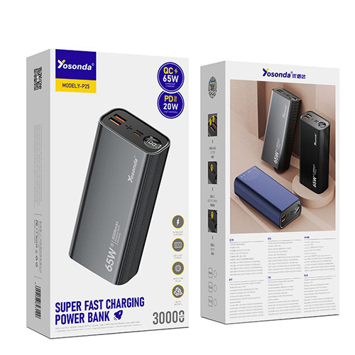 پاوربانک Yosonda P25 30000MAH 65W - Image 2