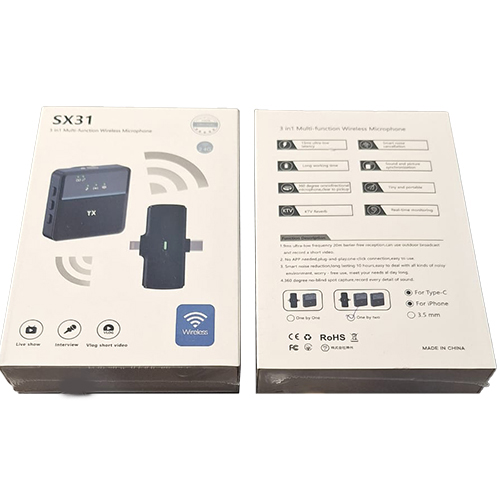 میکروفن وایرلس 2عددی SX31 اورجینال - Image 2
