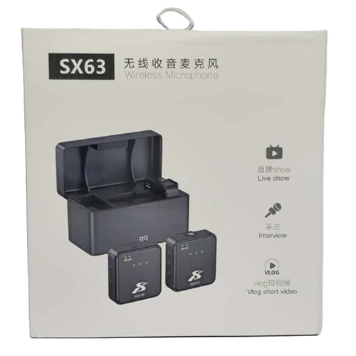 میکروفون بیسیم یقهای SX63 Dual - Image 3