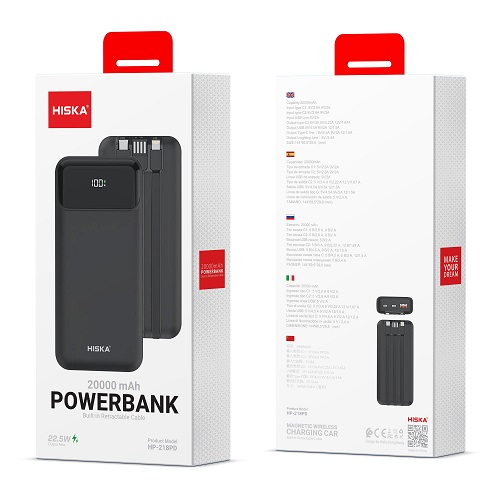 پاوربانک HISKA HP-218PD 20000MAH - Image 2