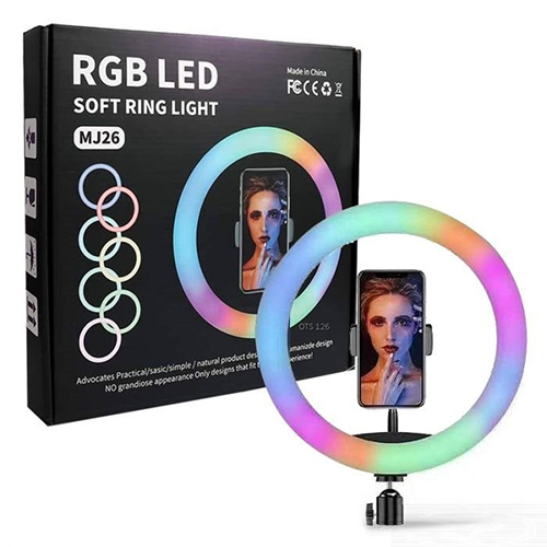 رینگ لایت MJ 26RGB