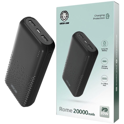 پاوربانک Green Lion Rome 20W PD 20000