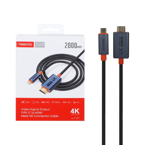 تبدیل 2متری تایپ سی به TRANYOO GT3 HDMI