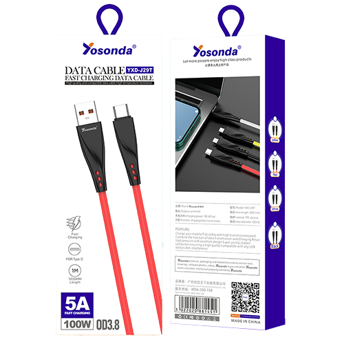 کابل شارژ تایپ سی YOSONDA J29 - Image 2