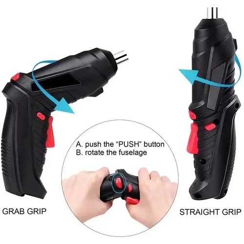 دریل و پیچ گوشتی شارژی ۴۷ تکه - Image 4