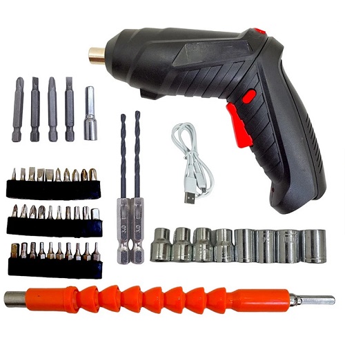 دریل و پیچ گوشتی شارژی ۴۷ تکه - Image 3