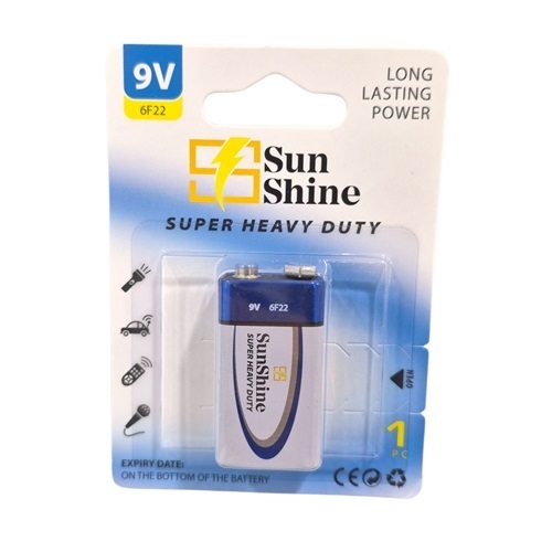 باتری کتابی SUNSHINE 9V
