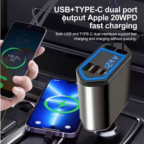 شارژر فندکی چند کاره سوپر فست شارژ K520 - Image 3