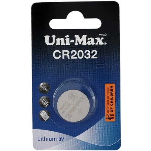 باتری سکهای لیتیومی UNIMAX مدل CR2032