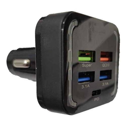 شارژر فندکی ۵خروجی X21