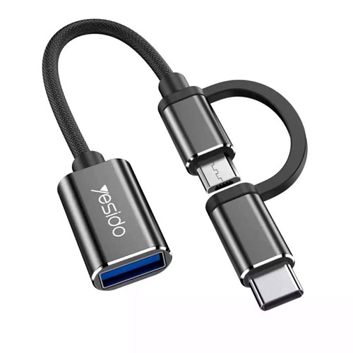 تبدیل OTG Type-C/MicroUSB یسیدو YESIDO GS02