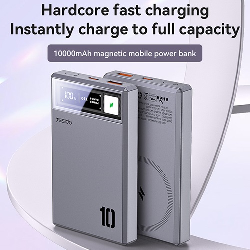 پاوربانک فست شارژ مگ سیف یسیدو YESIDO YP61 ظرفیت 10000mah - Image 5