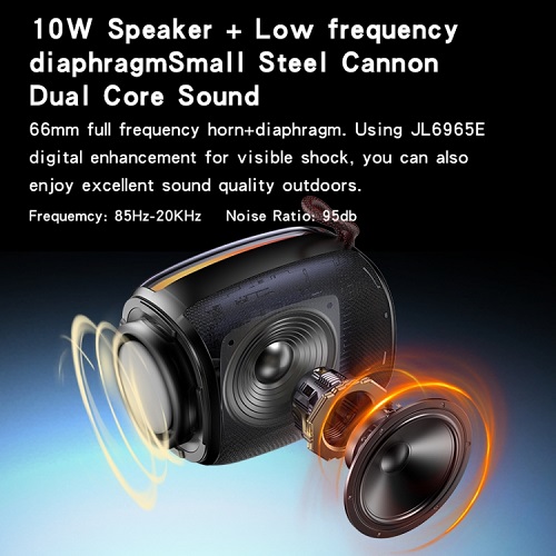 اسپیکر بلوتوثی قابل حمل یسیدو YESIDO YSW20 - Image 3