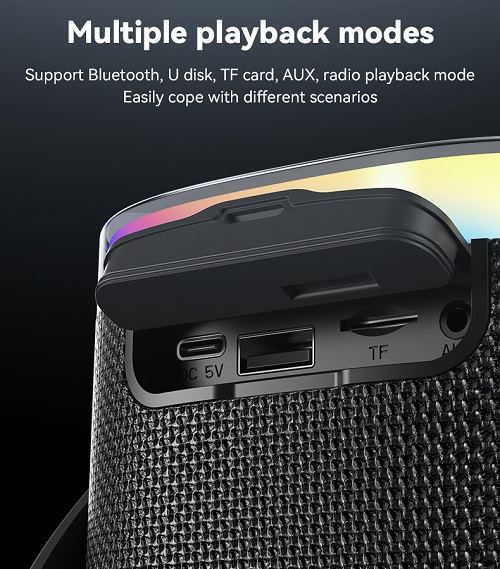 اسپیکر بلوتوثی قابل حمل یسیدو YESIDO YSW25 - Image 3