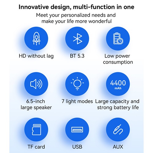 اسپیکر بلوتوثی قابل حمل یسیدو YESIDO YSW29 - Image 3