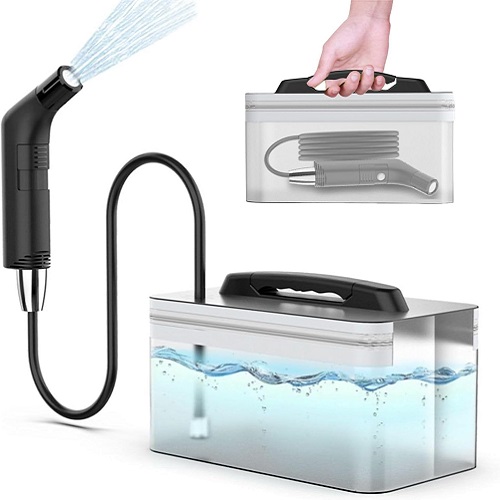 دوش مسافرتی و بیده قابل حمل AKO AMS-2